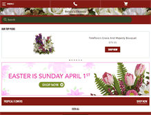 Tablet Screenshot of bettaysflowers.com